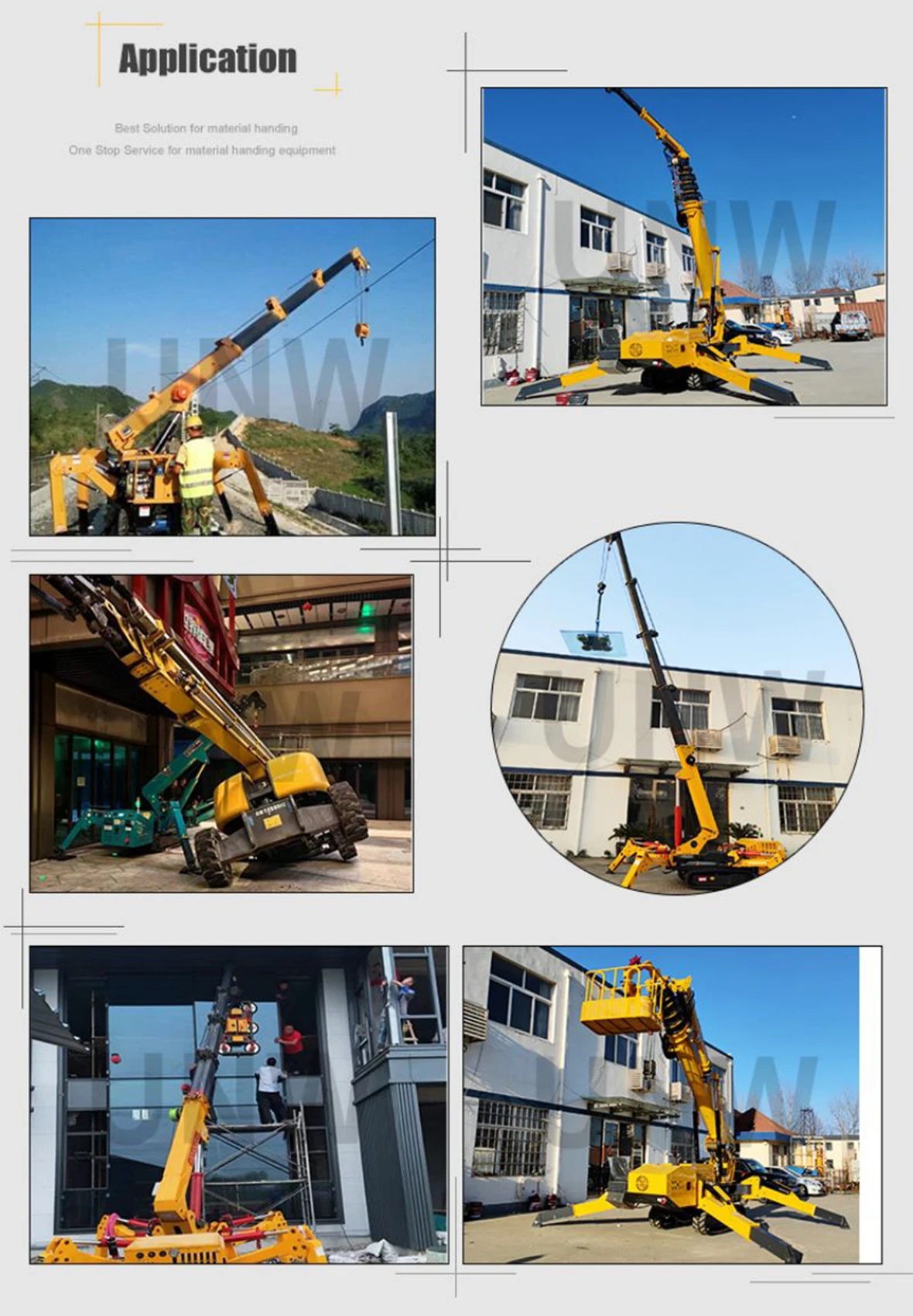 5 Tons Spider Crane